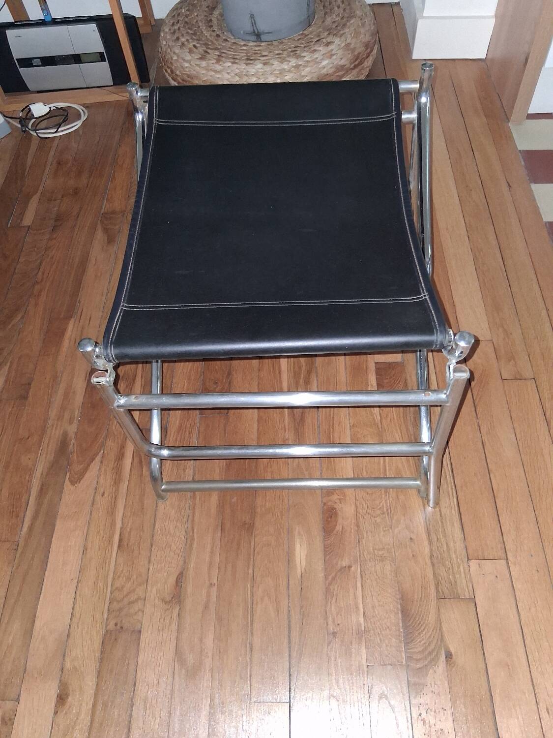 Chrome folding director's chair