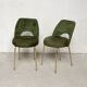 Paire de chaises Pelfran vert
