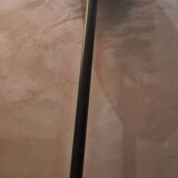 Mid century floor lamp 1950 to 70 sheet metal lampshade steel tricolor paint lidokov boscovice