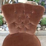 Old brown velvet heater