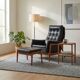 Folke Ohlsson “Arizona” Lounge Chair & Footstool for Dux, Sweden, 1960s