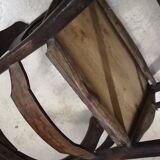 Antique solid wood armchair - Authentic rustic style