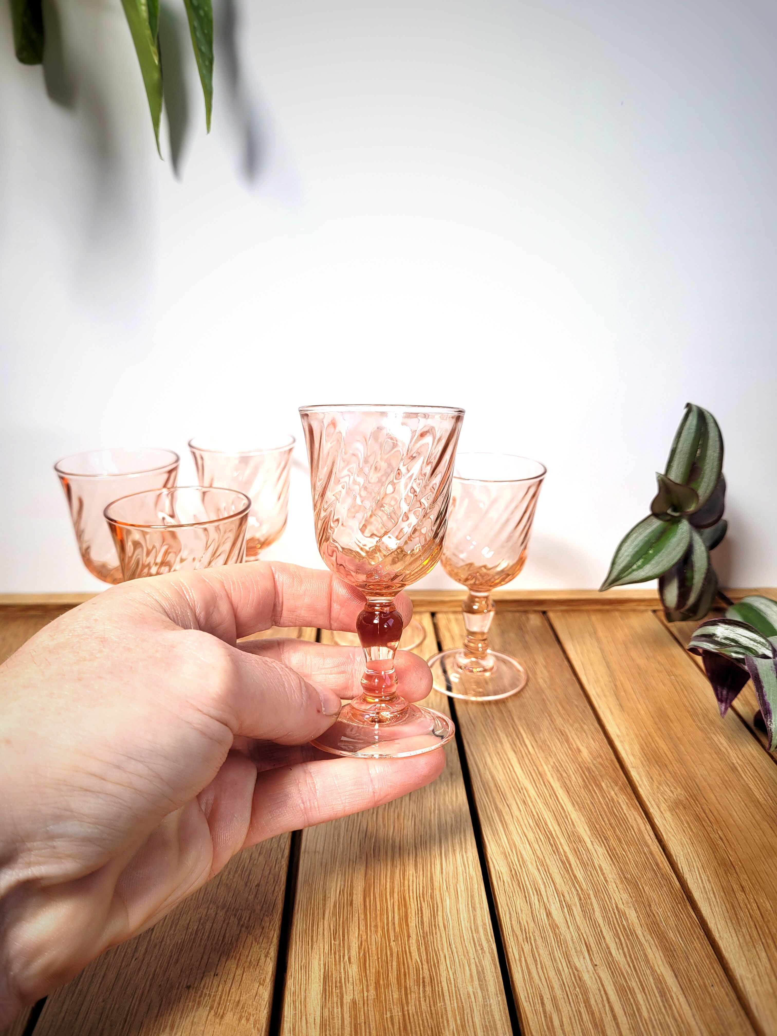 Set 6 Rosaline glasses