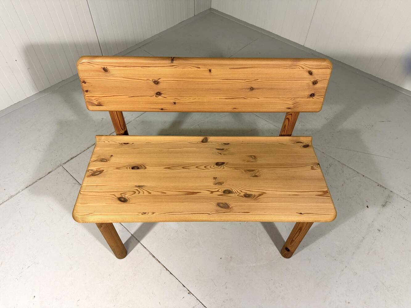 Korup Design solid pine benches with storage space Denmark