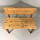 Korup Design solid pine benches with storage space Denmark