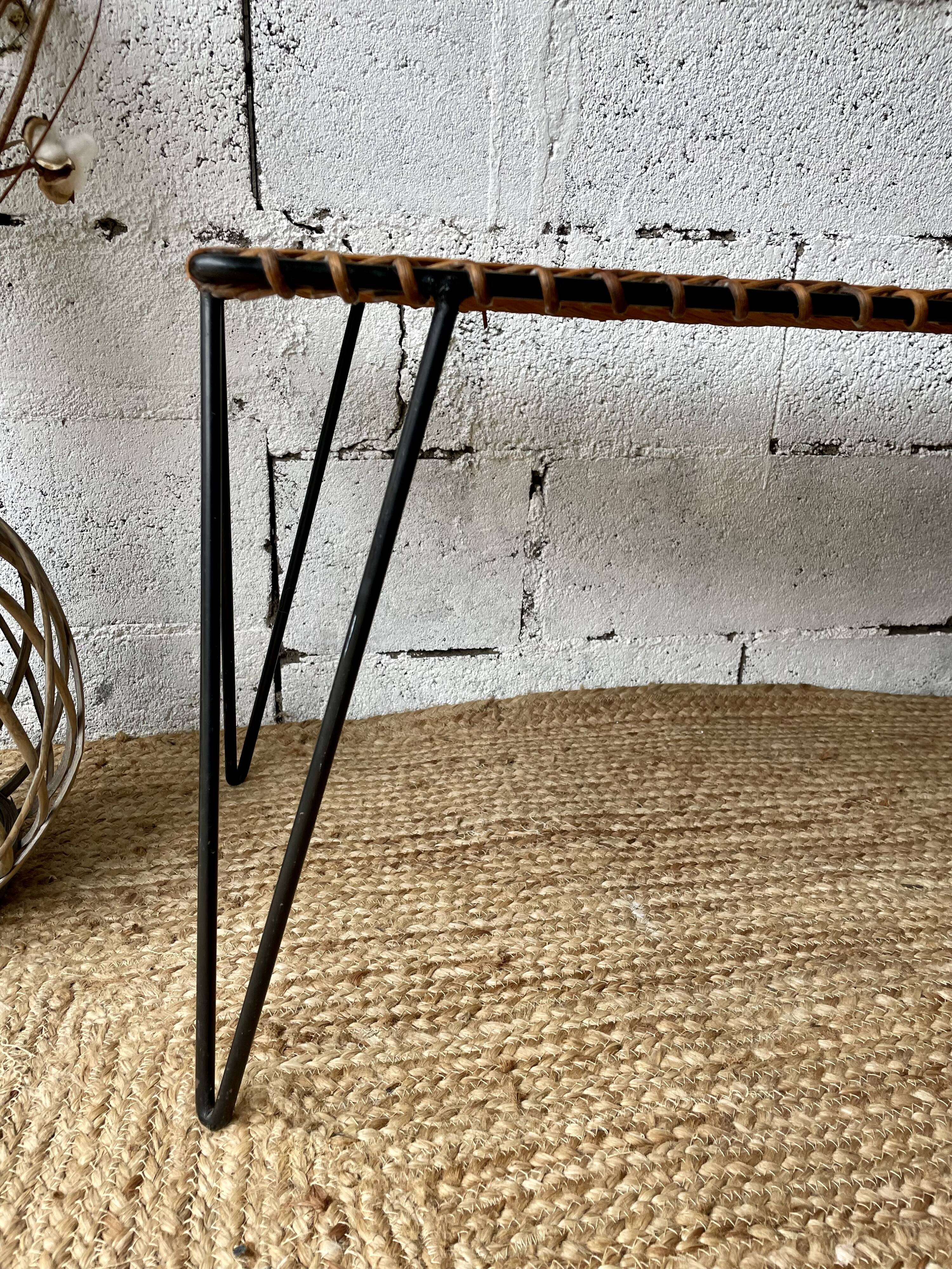 Raoul Guys rattan coffee table