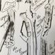 Dessin de Karl Lagerfeld pour Chanel