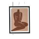 Female body art print