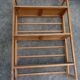 Bookseller's folding wooden shelf, vintage 1970s