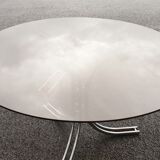 Table en verre vintage
