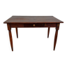 table bistrot en bois foncé, cuisine ou bureau