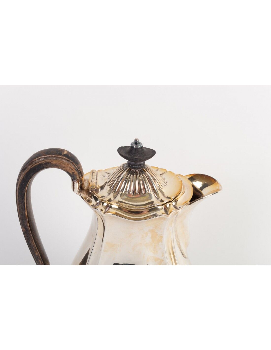 Silver metal tea and coffee service