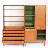 Pair of Scandinavian teak bookcases from the 60s