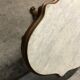Side table Louis Philippe walnut and marble