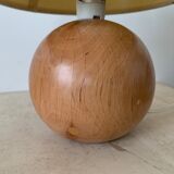 Wooden table lamp