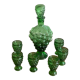 Liquor decanter and grape bunch shaped glasses
