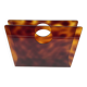 Lucite magazine rack "tortoiseshell", 1970s