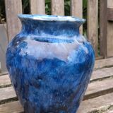 Glazed ceramic vase