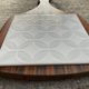 Dessous de plat scandinave en teck et céramique