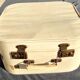WHITE SUITCASE IN VINTAGE SKAI SQUARE OF 41 CM