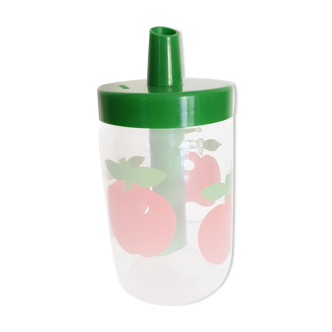 Henkel bocal verseur pour sucre rouge et vert vintage français