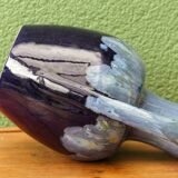 Vase Alpho en grés flammé