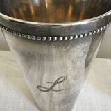 4 'love' metal vases
