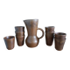 Digoin stoneware cider or orangeade service