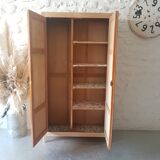 Parisian wardrobe double vintage wooden