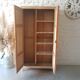 Armoire parisienne double vintage en bois