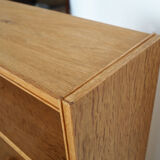 Oak bookcase, Danish design, 1970s, production: Denmark