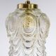 Jugošik (Yugochic) vintage crystal clear pendant lamp