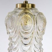 Jugošik (Yugochic) vintage crystal clear pendant lamp