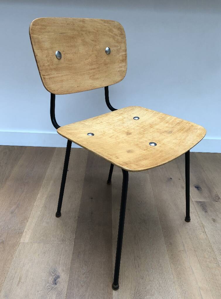 Pair of vintage Carolina Perfecto Airborne chairs 1950