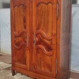 Old 19th century Forézienne cabinet in Bressane oak wood