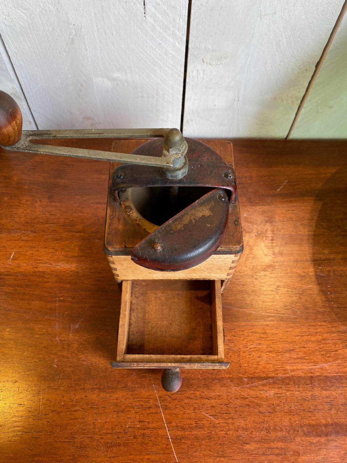 Vintage Peugeot brothers coffee grinder