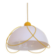 Suspension blanc et jaune années 80