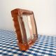 Miroir en verre rose d’Italie