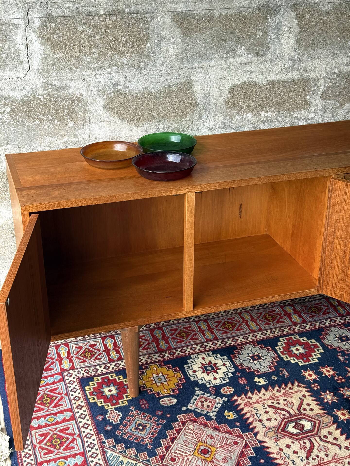 Enfilade scandinave vintage en teck, 1970