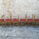 Six chaises vintage