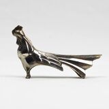10 porte-couteaux animaliers Art déco en métal argenté – dlg Sandoz, Gallia