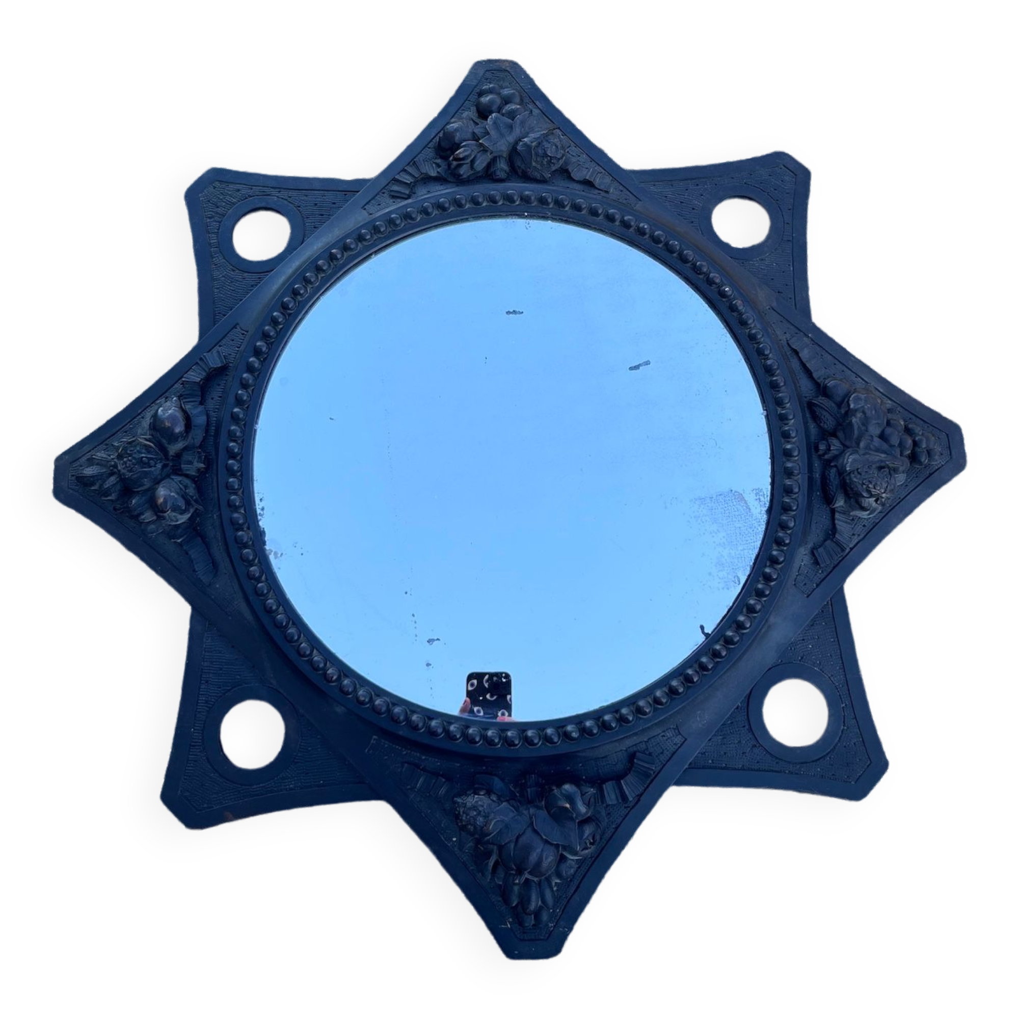 Mirror carved wood art deco