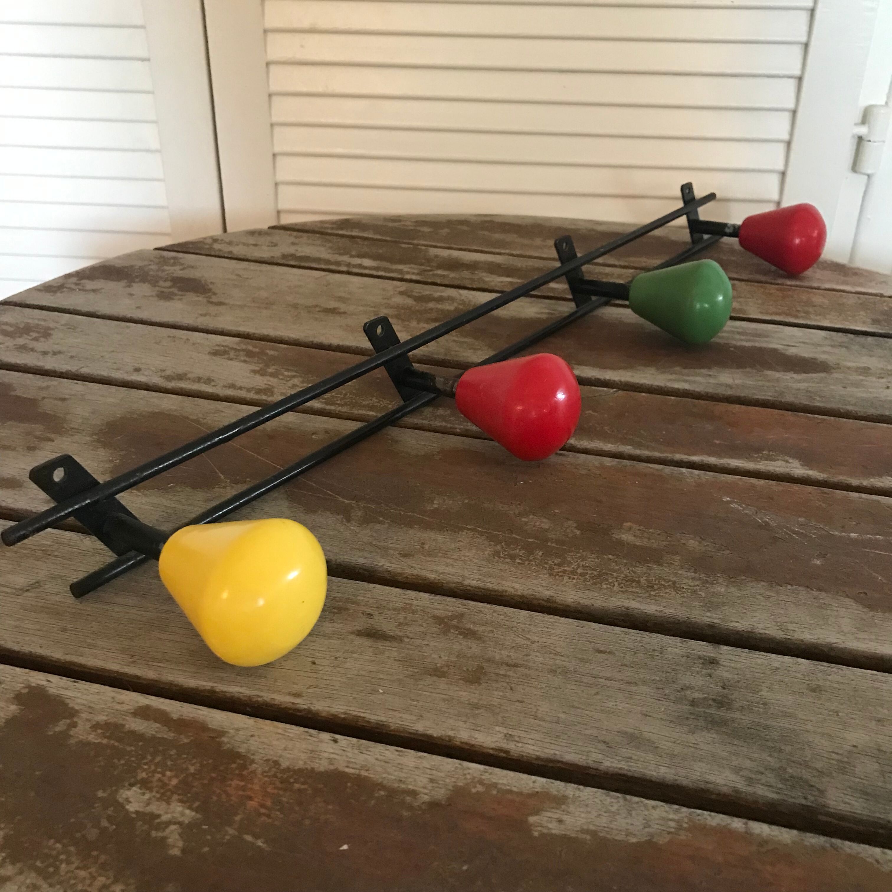 Vintage patère 4 heads