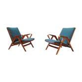 Paire de fauteuils par Frantisek Jirak pour Tatra Nabytok 1960