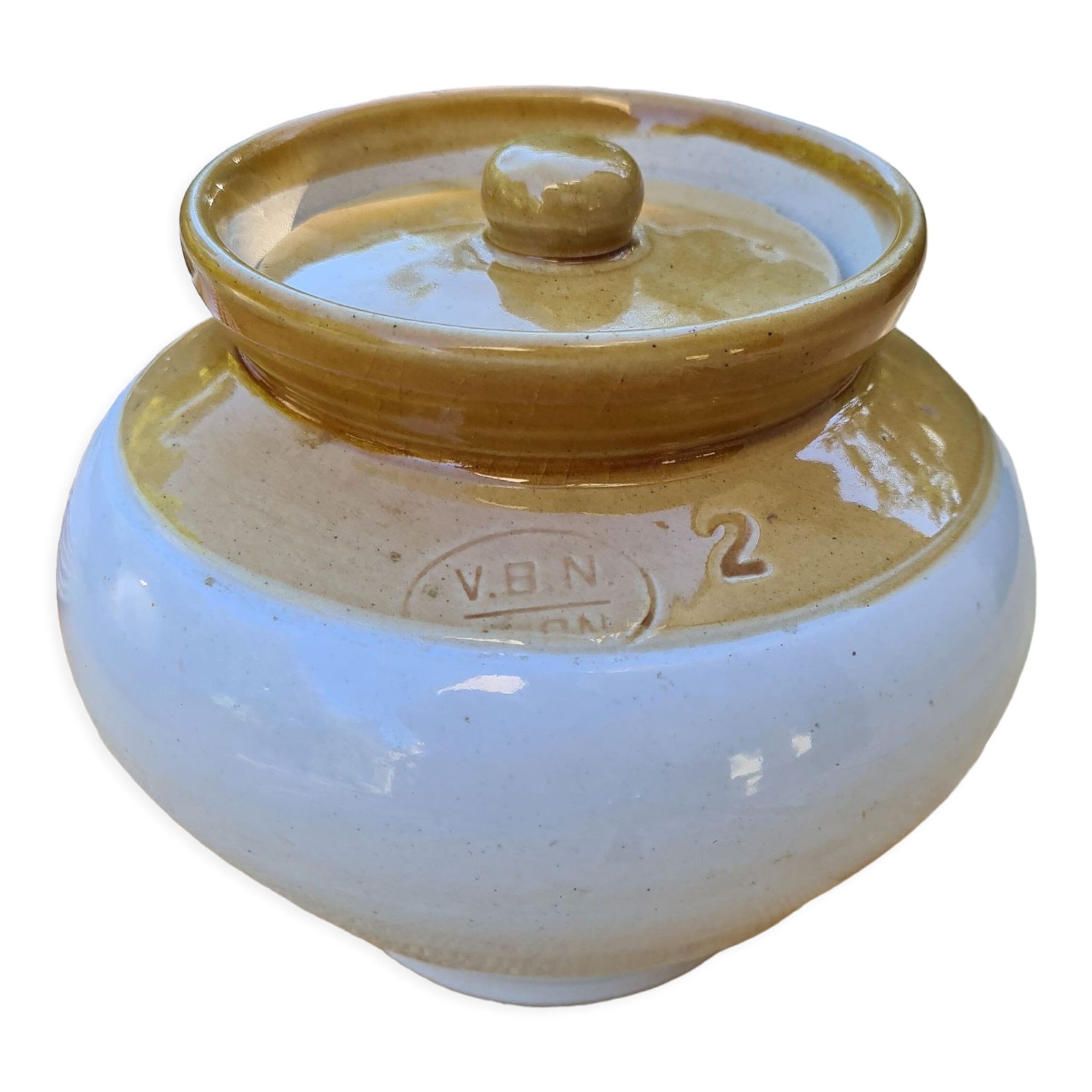 Ceramic pickle jar stoneware jar VBN India
