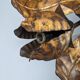 Large gilt floral sunurst lamp 1950s