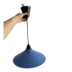 Suspension bleue IKEA vintage Lyra 1980-1990