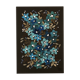 Peinture petites fleurs bleues