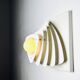 Curved Pyramid Layered Wall Lamp By Hustadt Leuchten, Germany, 1960S