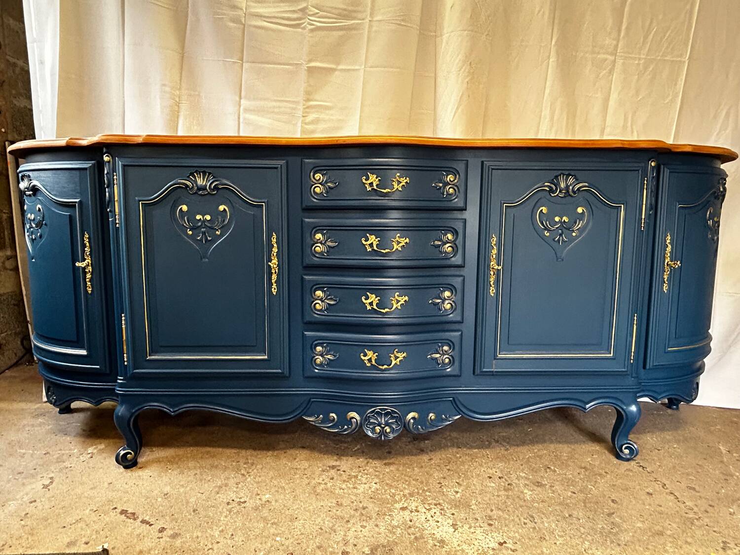 Regency cherry sideboard